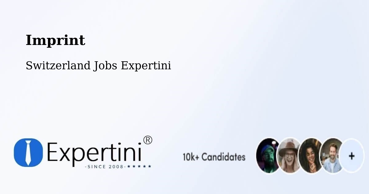 Imprint – Oftringen - Switzerland Jobs Expertini